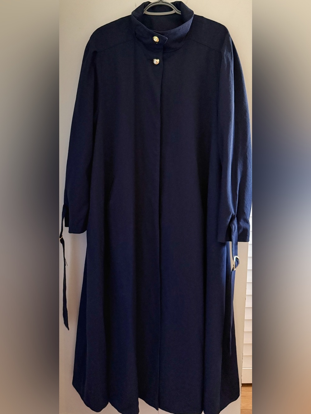 Vintage Goodman Manteau Wool Swing Trench Coat - Size 14